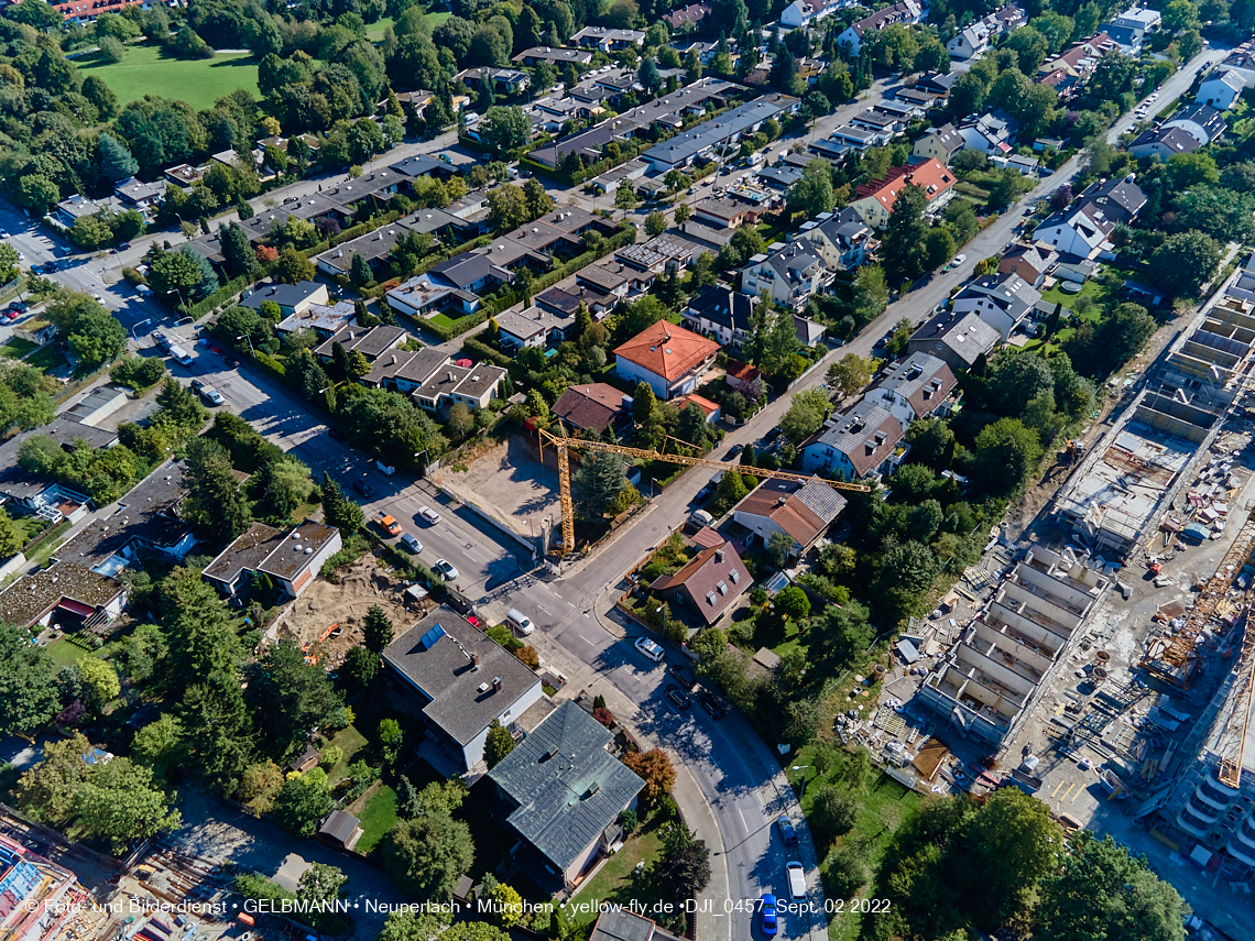 02.09.2022 - Baustelle Alexisquartier und Pandion Verde in Neuperlach 02.09.2022 - Baustelle Alexisquartier und Pandion Verde in Neuperlach